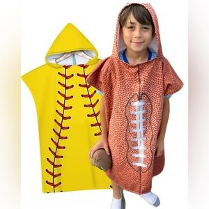 NEW*Youth Hooded Sports Towels (Football & Softball)